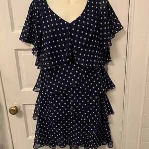 SLNY short tiered dress